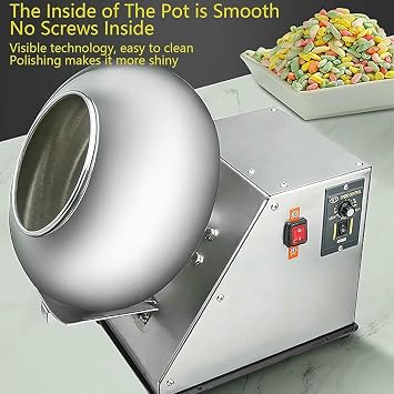 Chocolate Coated Machine, Table Sugar Machine, Small Commercial Machine to Coating Chocolate, Nut and Peanut Machine ~/
