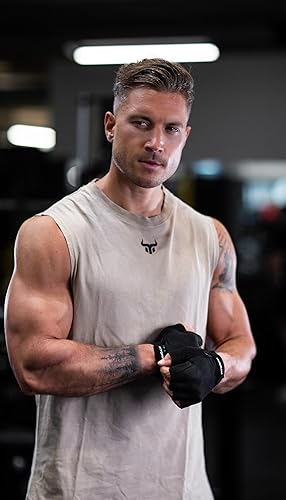 Miniatura 9 de Fitgriff Workout Gloves (Padded) for Men & Women - Fingerless Gym Gloves for Weight Lifting, Pull-ups, Pushups, Training - Full Palm Protection