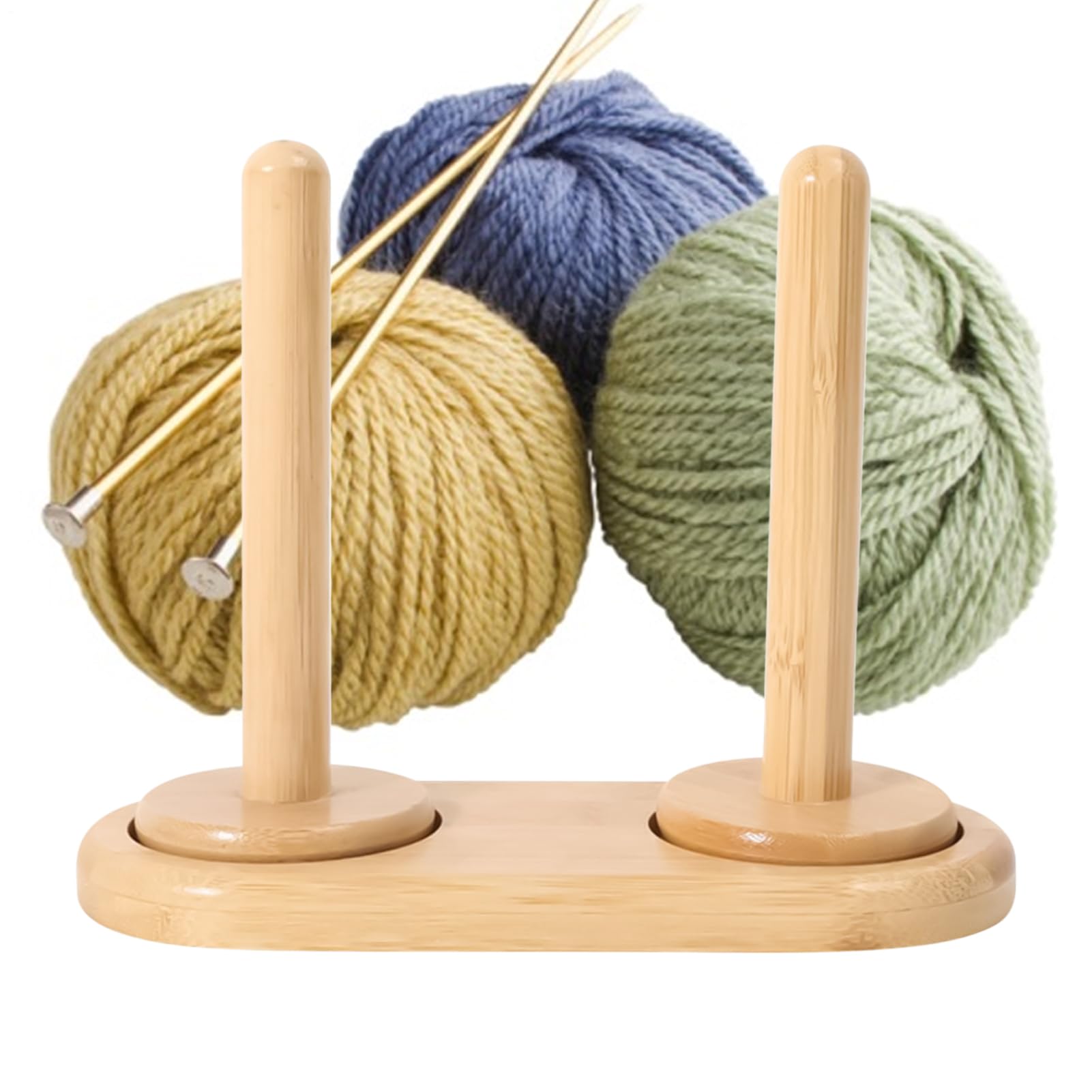 Support de fil pour crochet dévidoir en bois pour atelier tricot et couture