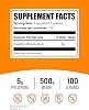 BulkSupplements.com Creatina Monohidratada en Polvo - Creatina Micronizada en Polvo, Sin Sabor - Pura y Sin Gluten, 5g por Porción, 500g (1.1 lbs) (Paquete de 1) 2