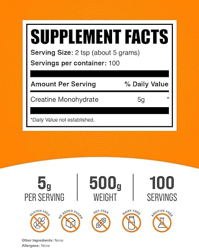 Miniatura 2 de Polvo micronizado de creatina monohidrato de BulkSupplements 9999 fórmula pura de alto rendimiento preposentrenamiento musculacióncrossfit