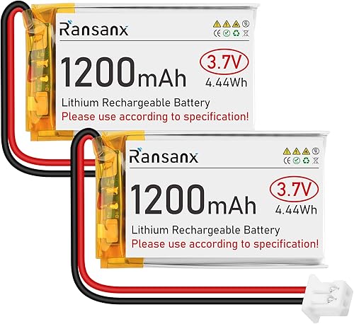 Miniatura 11 de Batería Lipo de 3.7 V 2000 mAh 654065 Batería recargable de polímero de litio con conector Micro JST 2.0 Circuito de protección integrado