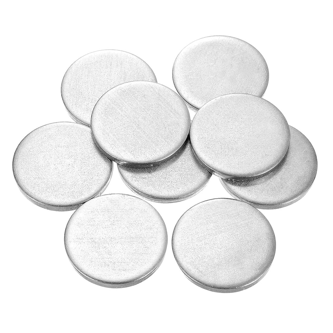 20 pezzi piastra rotonda in acciaio inossidabile 304 diametro 25 mm spessore 2,5 mm per artigianato stampaggio metalli