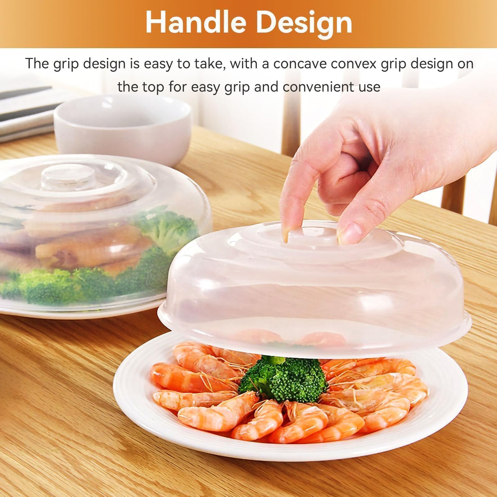 Bpa Free Microwave Food Prevent Splatter Cover Microwave Plate Cover-698139