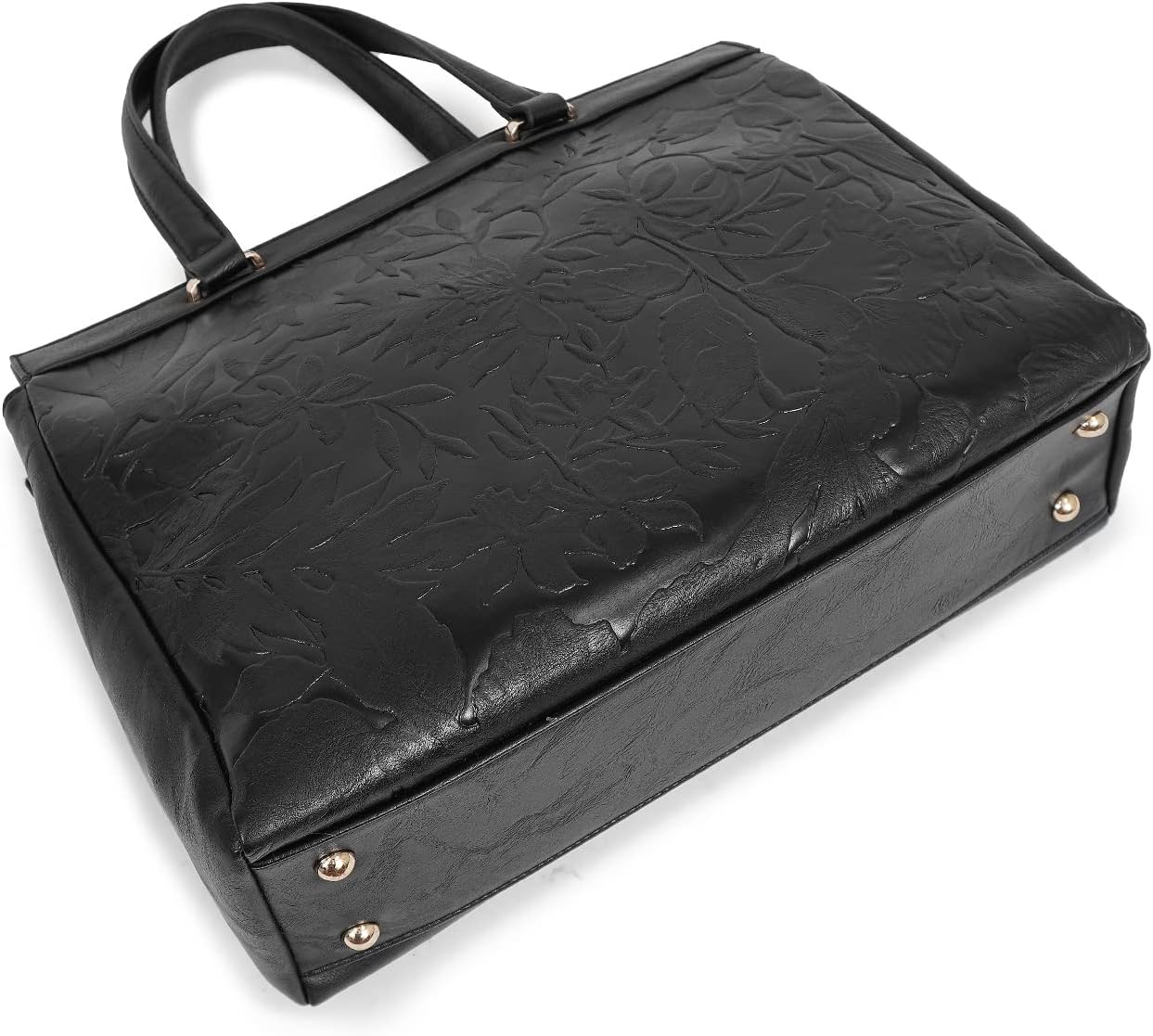 Salome Embossed Floral Satchel