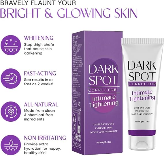 Dark Spot Corrector Cream,Age Spot Remover for Face,Dark Spots Correctors Melasma Remover,Brightens Skin, Reduces Hyperpigmentation,Ideal for All Skin Types 60g (A, 2PCS)