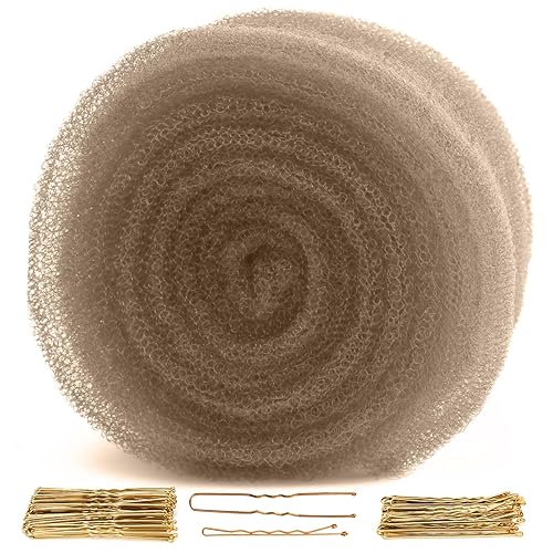 YGQQOY Hair Sponge for Updos,Volume Bumps Insert,Tan Brown Hair Filler&Padding
