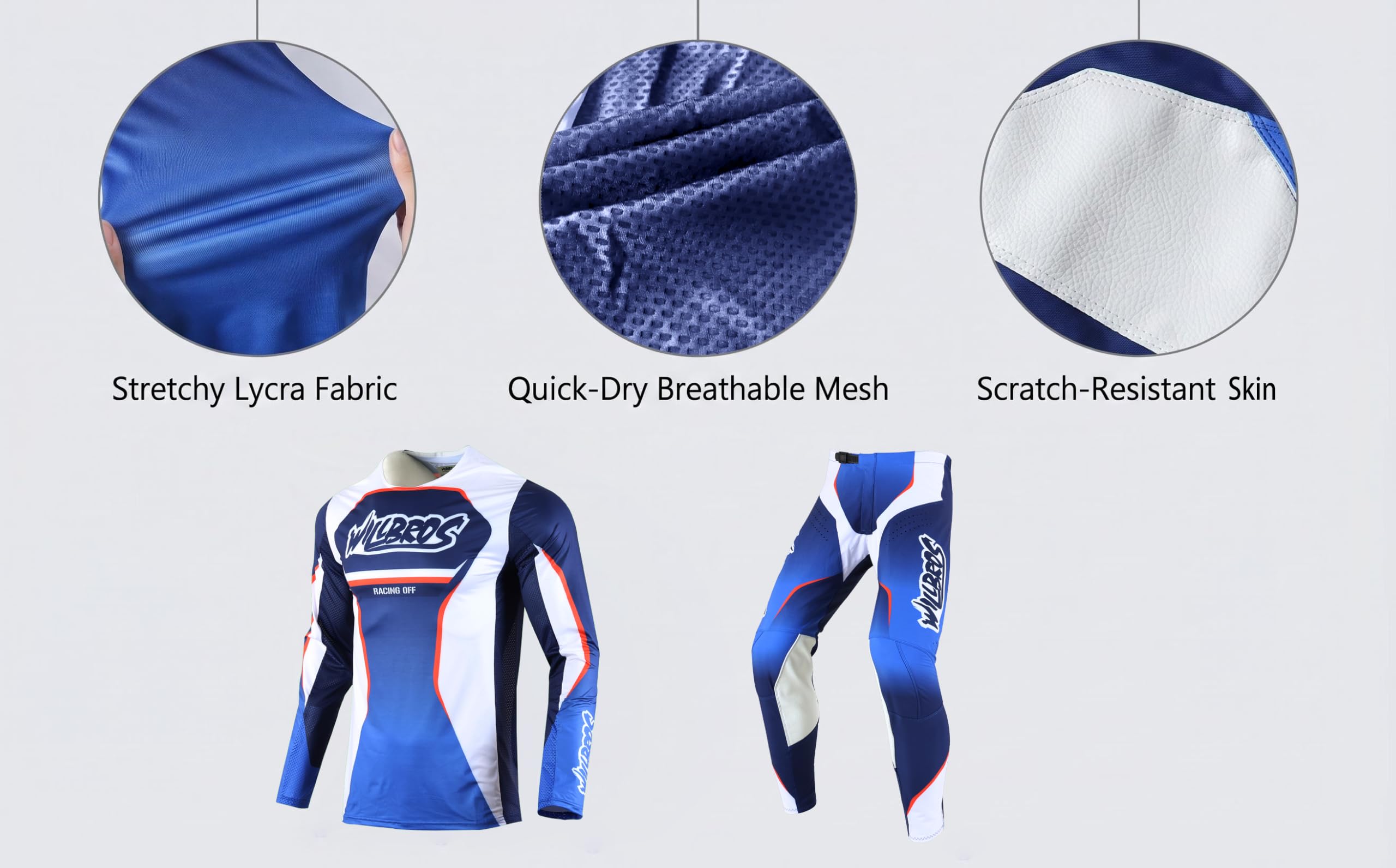 Koszulka Jersey Enduro MX i Motocross Spodnie dla dorosłych
