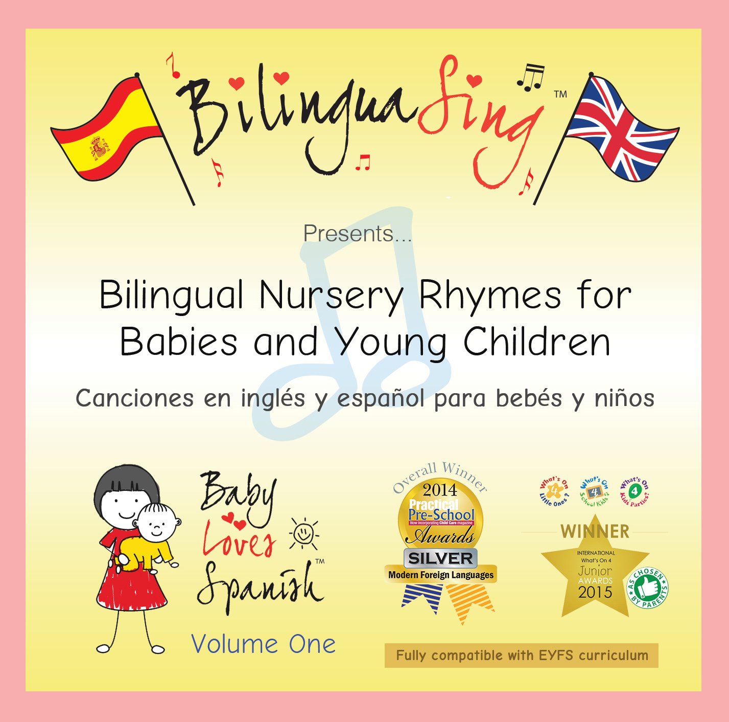Amazon.com : THE #1 Spanish Music CD for Babies | Nursery Rhymes CD ...