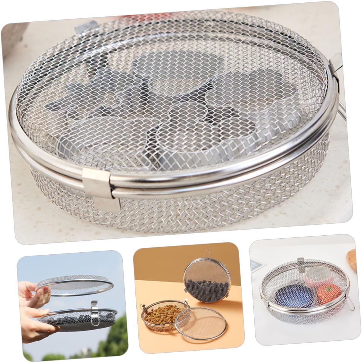 CHILDWEET 2pcs Stainless Steel Cutlery Basket for Dishwasher Compact Utensil Organizer with Excellent Air Circulation Efficient Storage for Kitchen Utensils and Tools