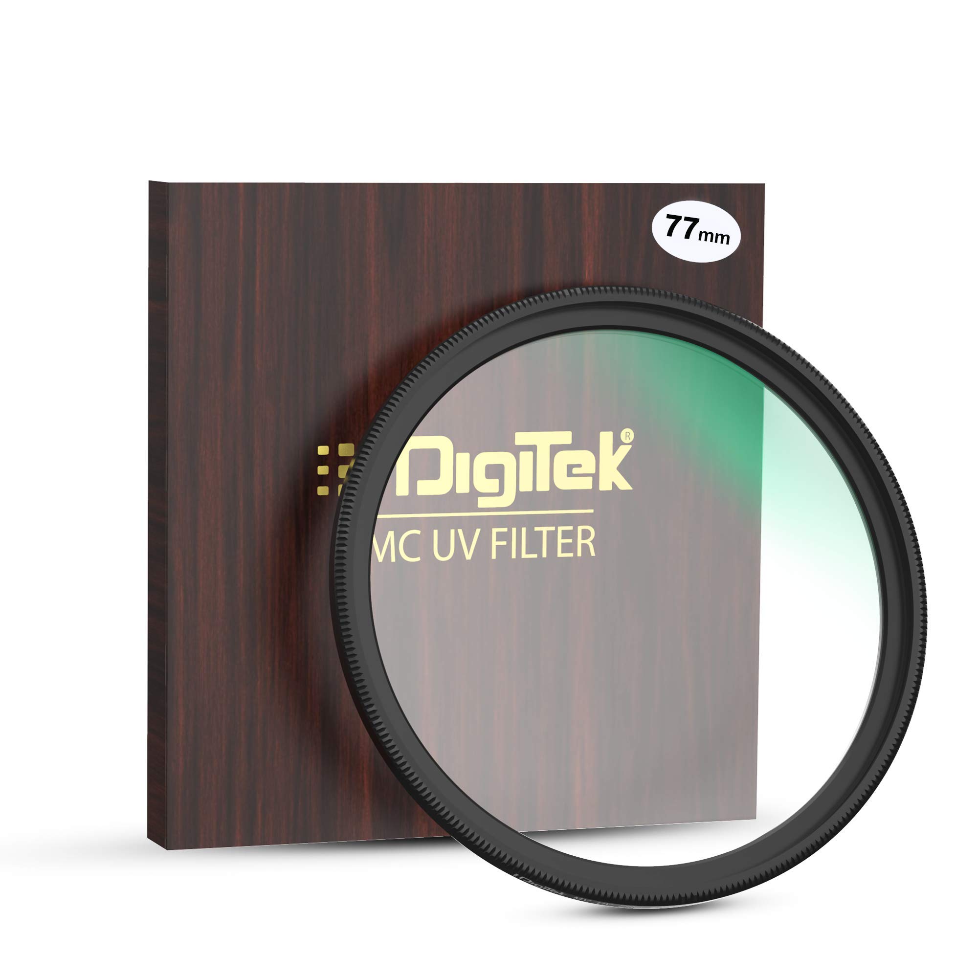 DIGITEK® (MCUV77 MM) 77mm MC UV Filter with 16 Multi-Coated Layers for DSLR Camera Lens Protection from UV Rays, Dust & Scratches