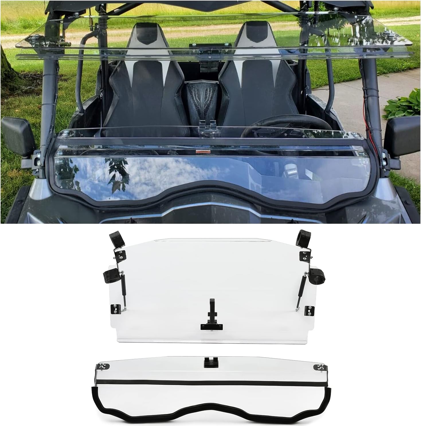 Rzr Windshield Polaris Ranger XP 900 / XP 1000 Folding