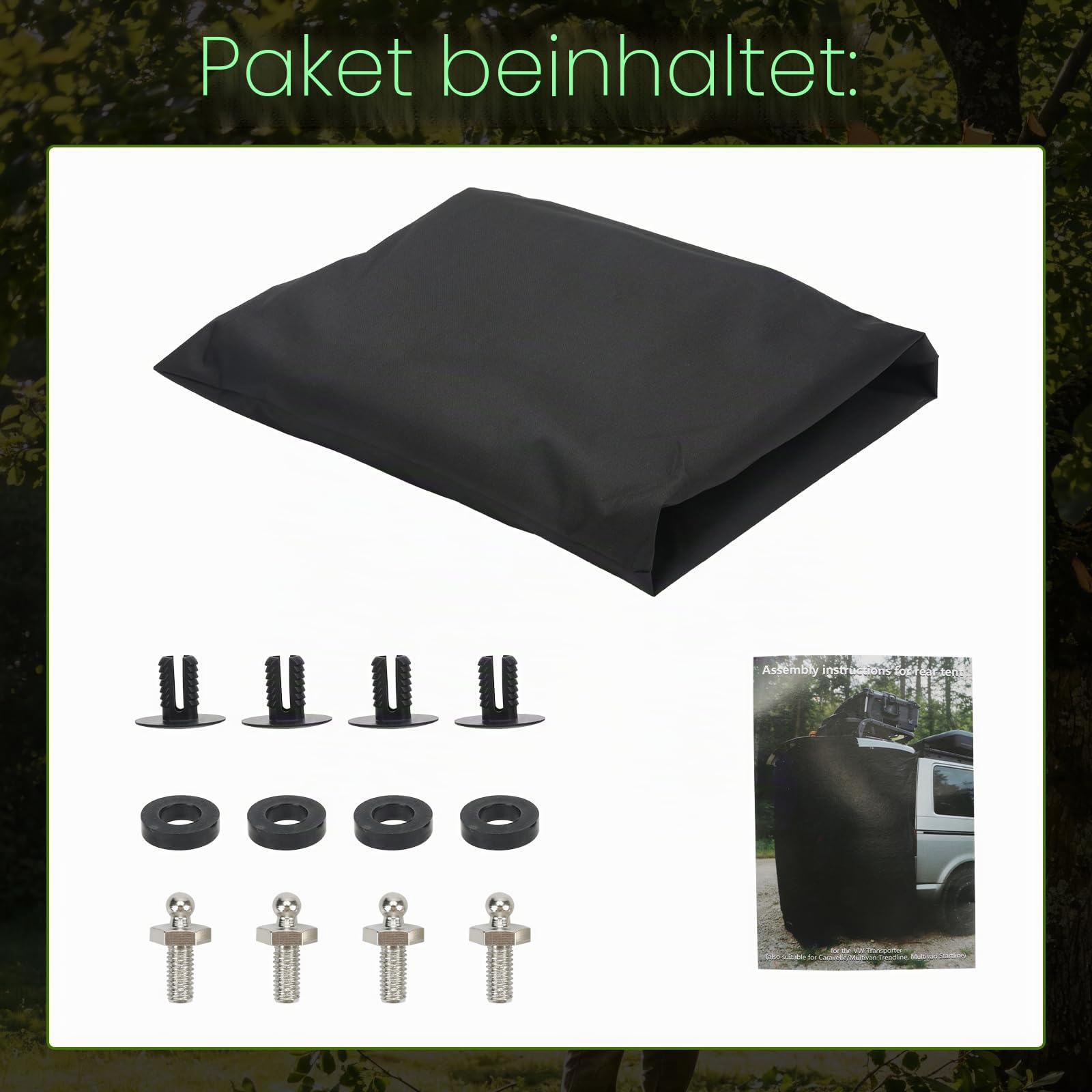 Heckzelt Kompatibel mit VW Transporter T5 T6 T6.1