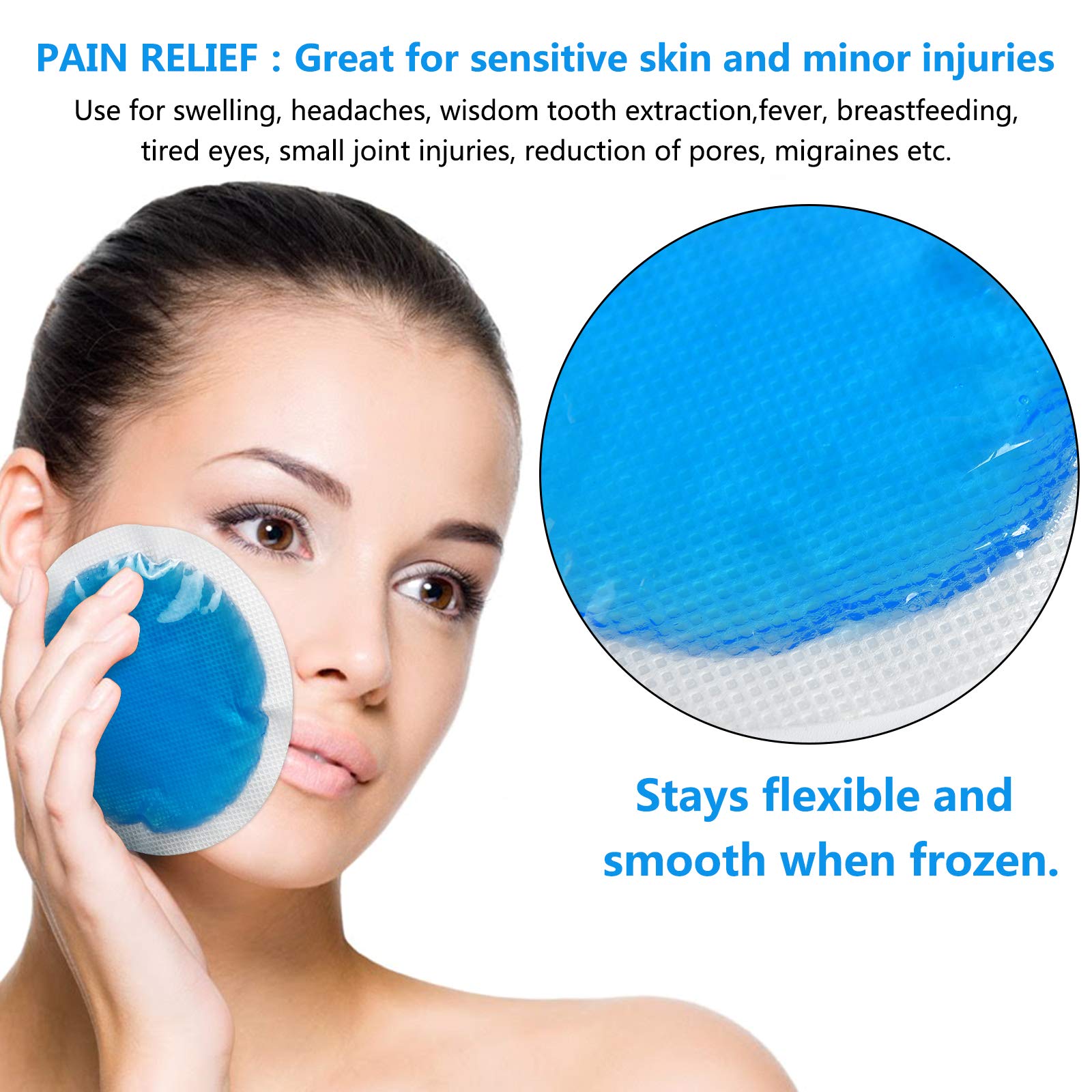 Buy Tutmyrea Ice Packs for Injuries Reusable, 12 Pack Soft Small Ice Packs for Kids, Cold