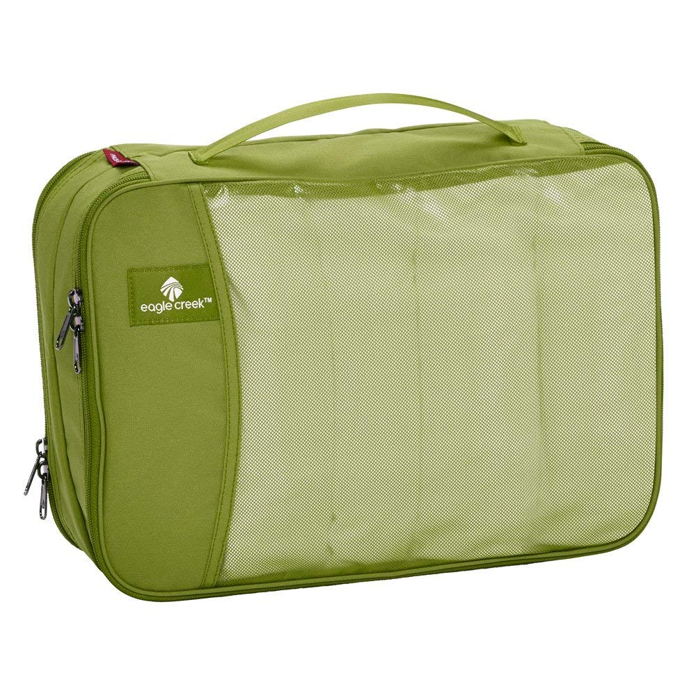 Eagle Creek Packtasche Pack-It Original Clean Dirty Cube platzsparender Wäschesack für die Reise, Grün (fern green), 36 cm