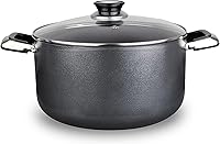 Vista 18 de Alpine Cuisine Olla antiadherente de 2.2 cuartos de galón con tapa de vidrio templado y asas de transporte, utensilios de cocina multiusos, horno