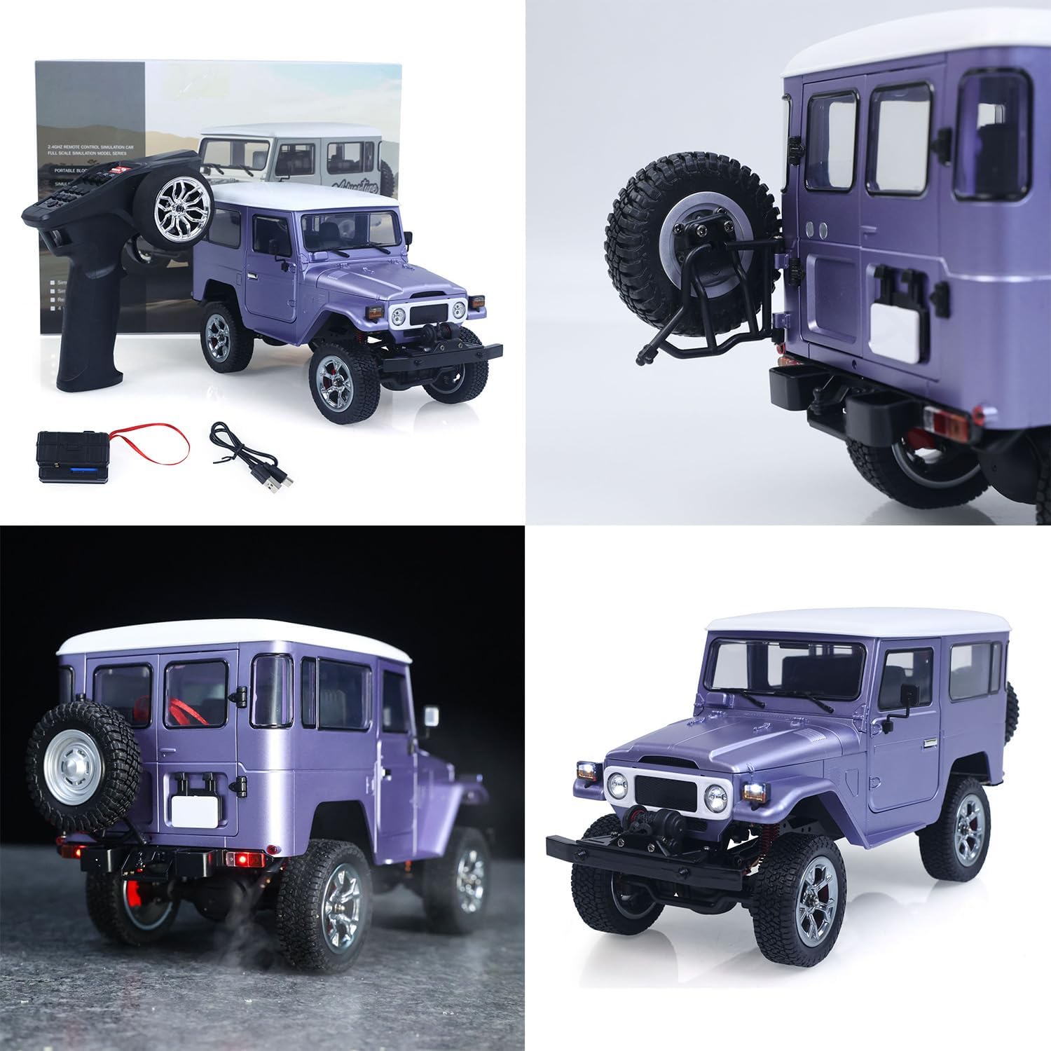 TOUCAN RC HOBBY 1/16 Radio Controlled Off Road Car HG4 211 AWD RC Crawler Model Metal Drive Shafts Smoke Unit Lights Sounds Effect RTR for Age 14+