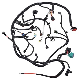 Engines Wiring Harness for 2004 Ford Excursion 2004 Ford F250 F350 F450 F550 Super Duty 6.0L Engines / 9-23-03 & After Replaces 4C3Z12B637CA 4C3Z-12B637-CA