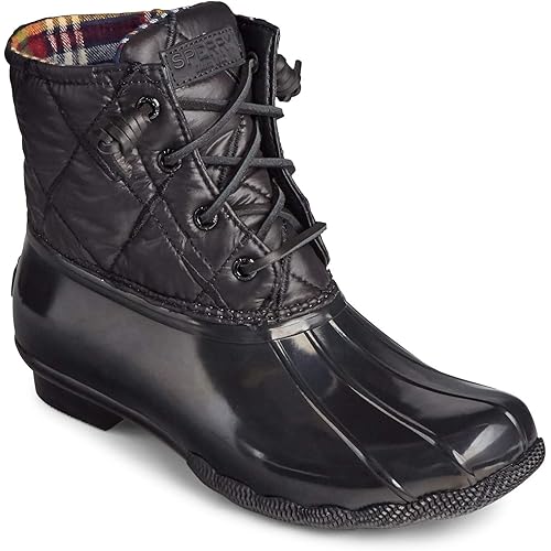 Sperry Women's Saltwater Nylon Quilt Rain Boot