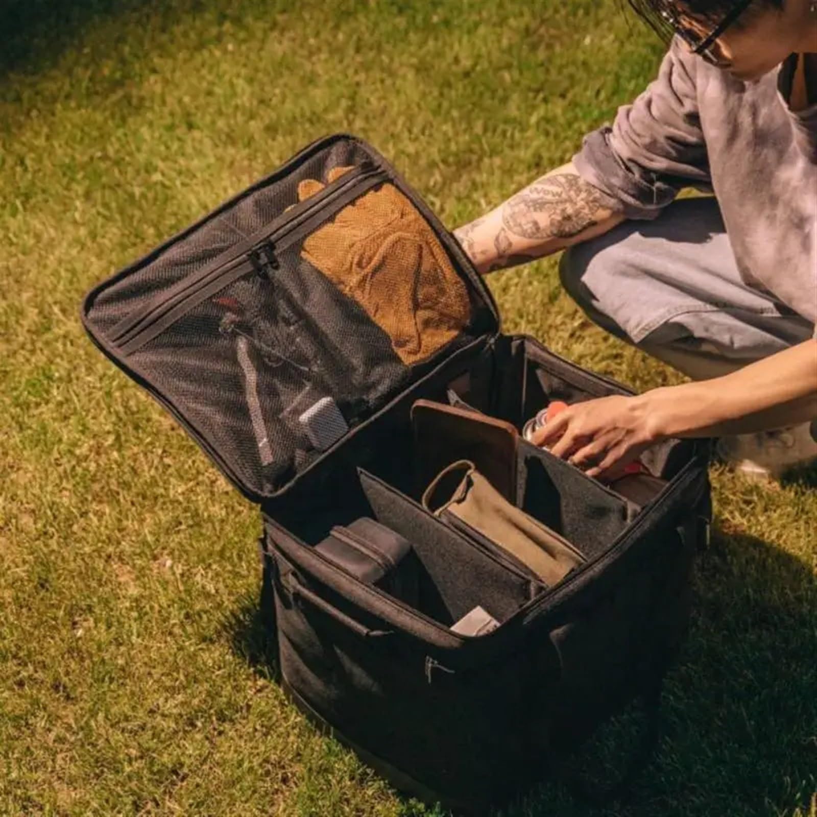 Grande capacità Outdoor Storage Bag per picnic e campeggio avventure