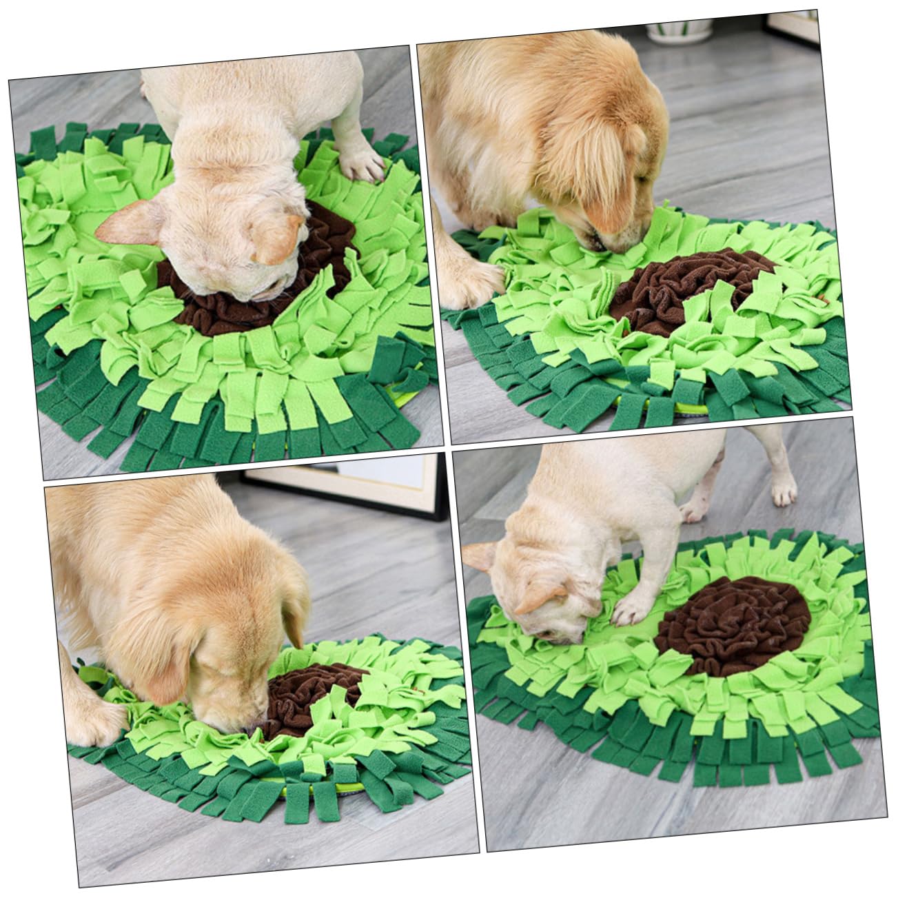 Tappetino Olfattivo per Cani in Pile Verde, 1 Pezzo