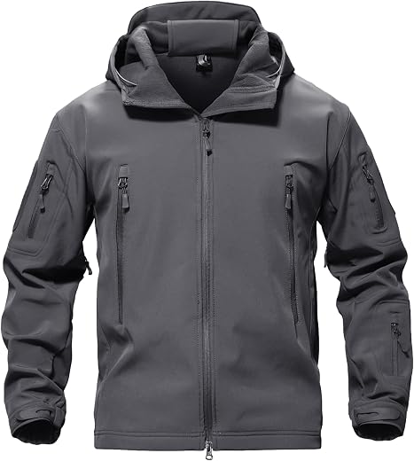 TACVASEN Men's Special Ops Military Tactical Soft Shell Jacket Coat