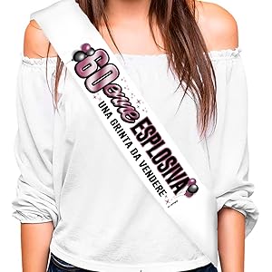 Fascia Compleanno 60 & Fabulous | Oro Rosa | Regalo Per Donna 60 Anni | Decorazione Festa - Foto 2