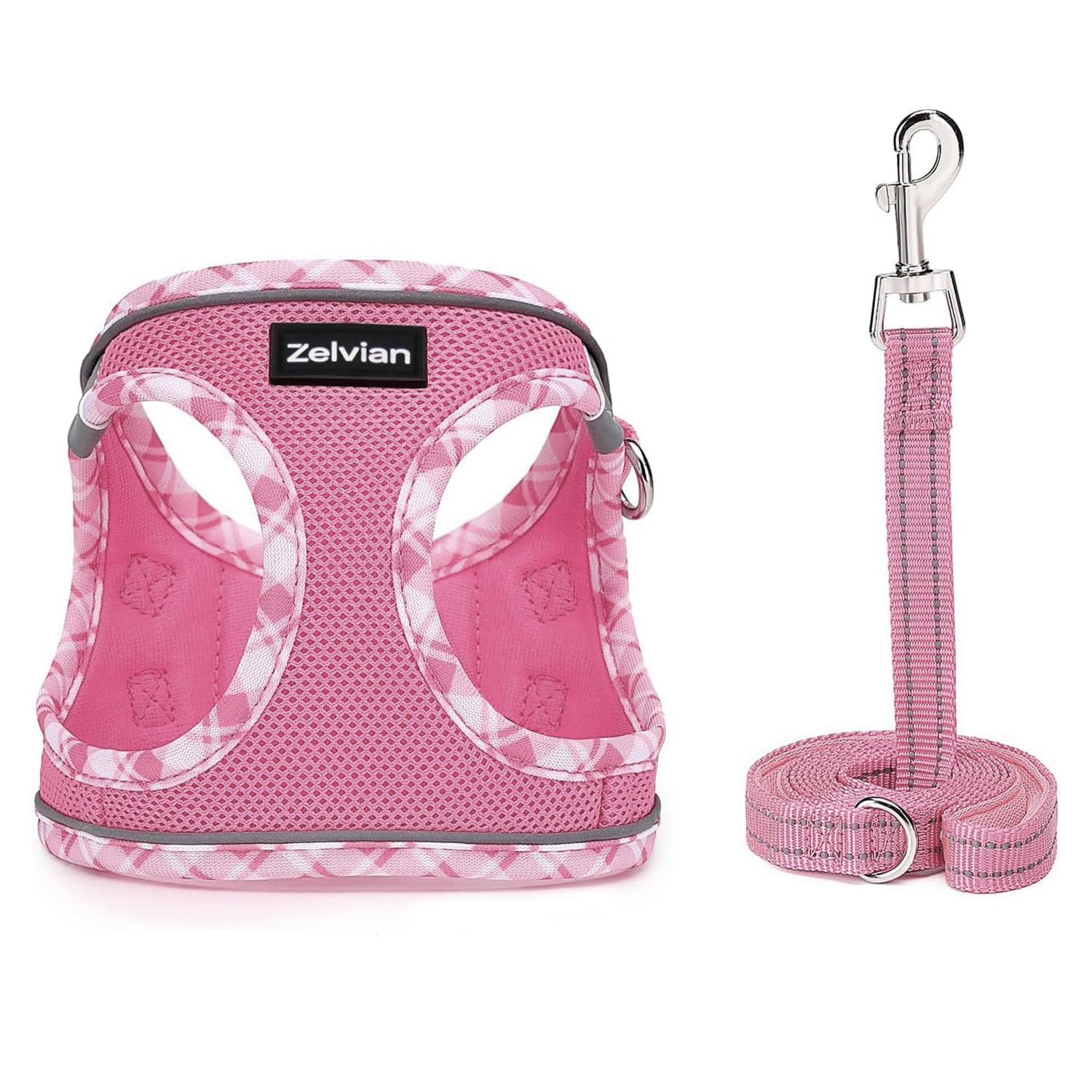 Zelvian Cat Harness and Lead Set for Outdoor Walking Escape Proof Cat Harnesses with Dual D-Rings and Safe Leash - Image 2