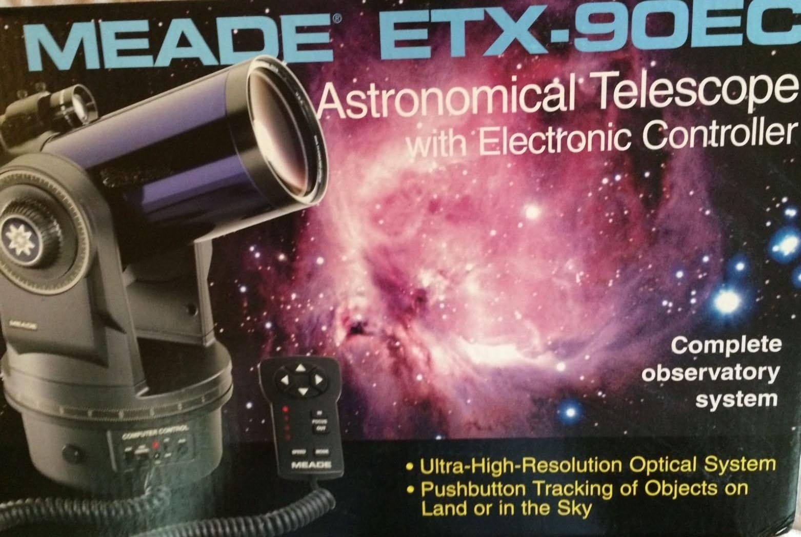 Meade ETX90EC Telescope w/Electronic Controller