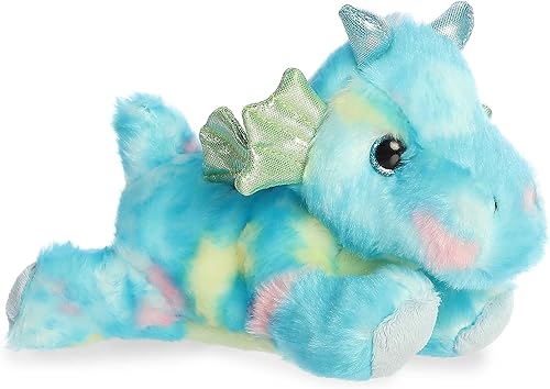 Aurora Plush - Peluche de unicornio Blueberry Ripple Unicorn Bright Fancies - Animal de peluche 70pulgadas