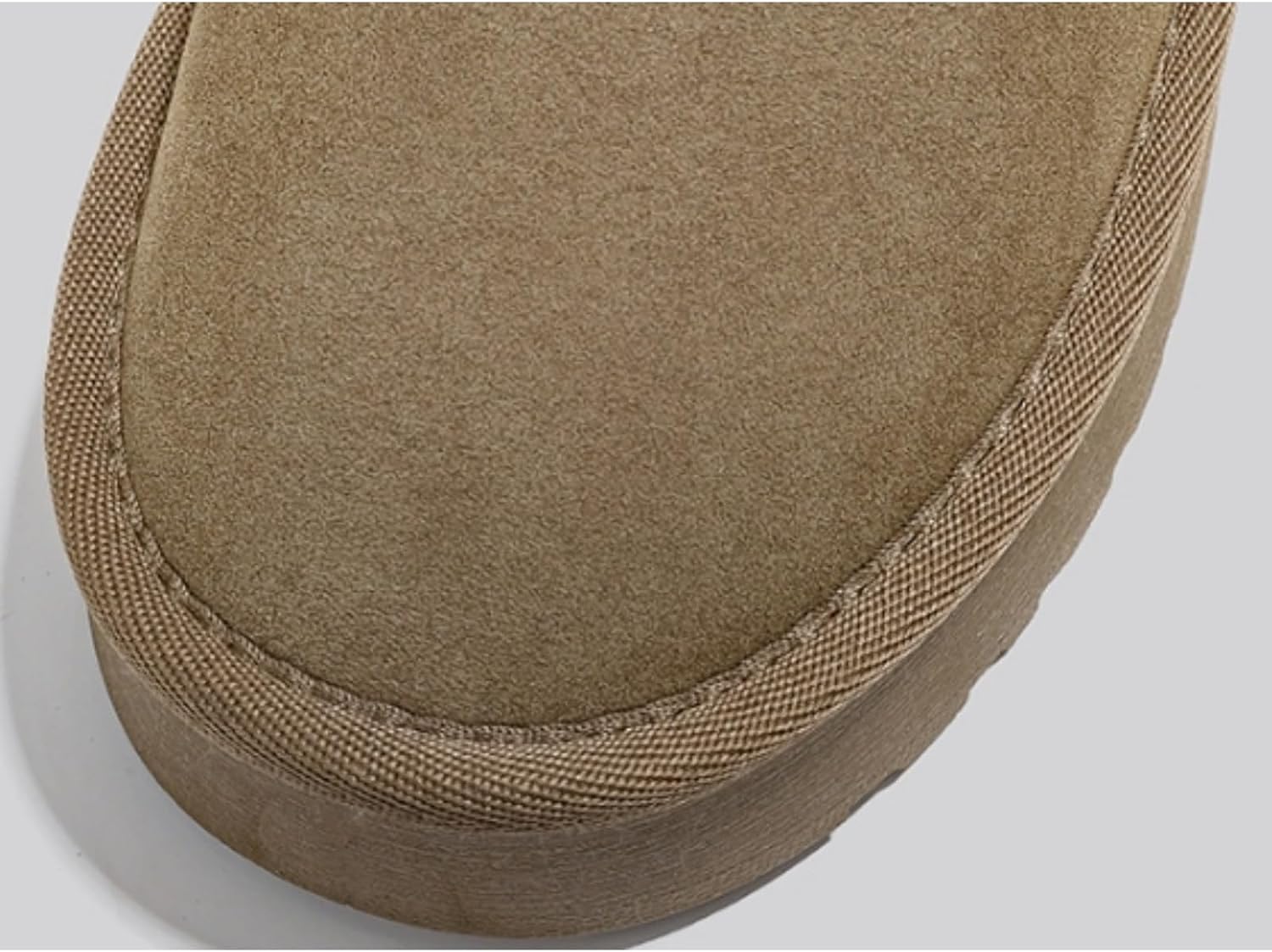 Short Winter Boots for Women - Faux Suede Thick Shoes - Soft Slip-On Boot - Warm Snow Bootie for Cold Weather