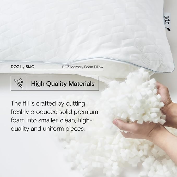 Almohada Memory Foam King Ajustable Superficie Refrescante miniatura 5