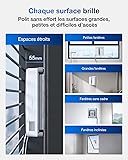 ECOVACS WINBOT Mini Robot de Nettoyage de vitres, Design Compact, Double Buses avec pulvérisation ultrasonique, système de Protection à 9 étapes, Planification Intelligente du Trajet, Blanc - 4