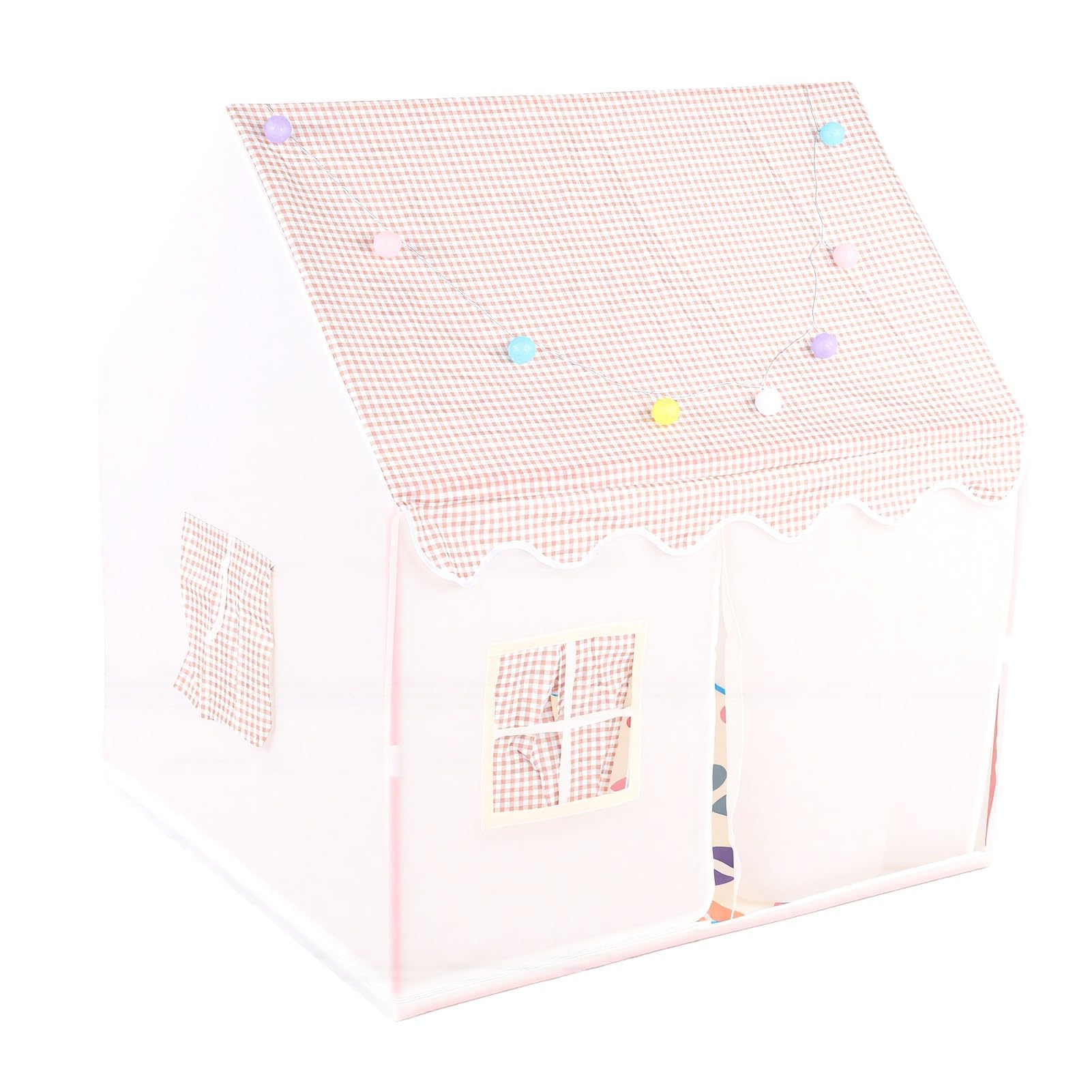 Namiot Princess Pop Up dla Dziewczynek |Domek do Zabawy na świeżym Powietrzu o Wymiarach 47 X 41 X 50 Cali ze światłami, Przenośny i łatwy w Czyszczeniu