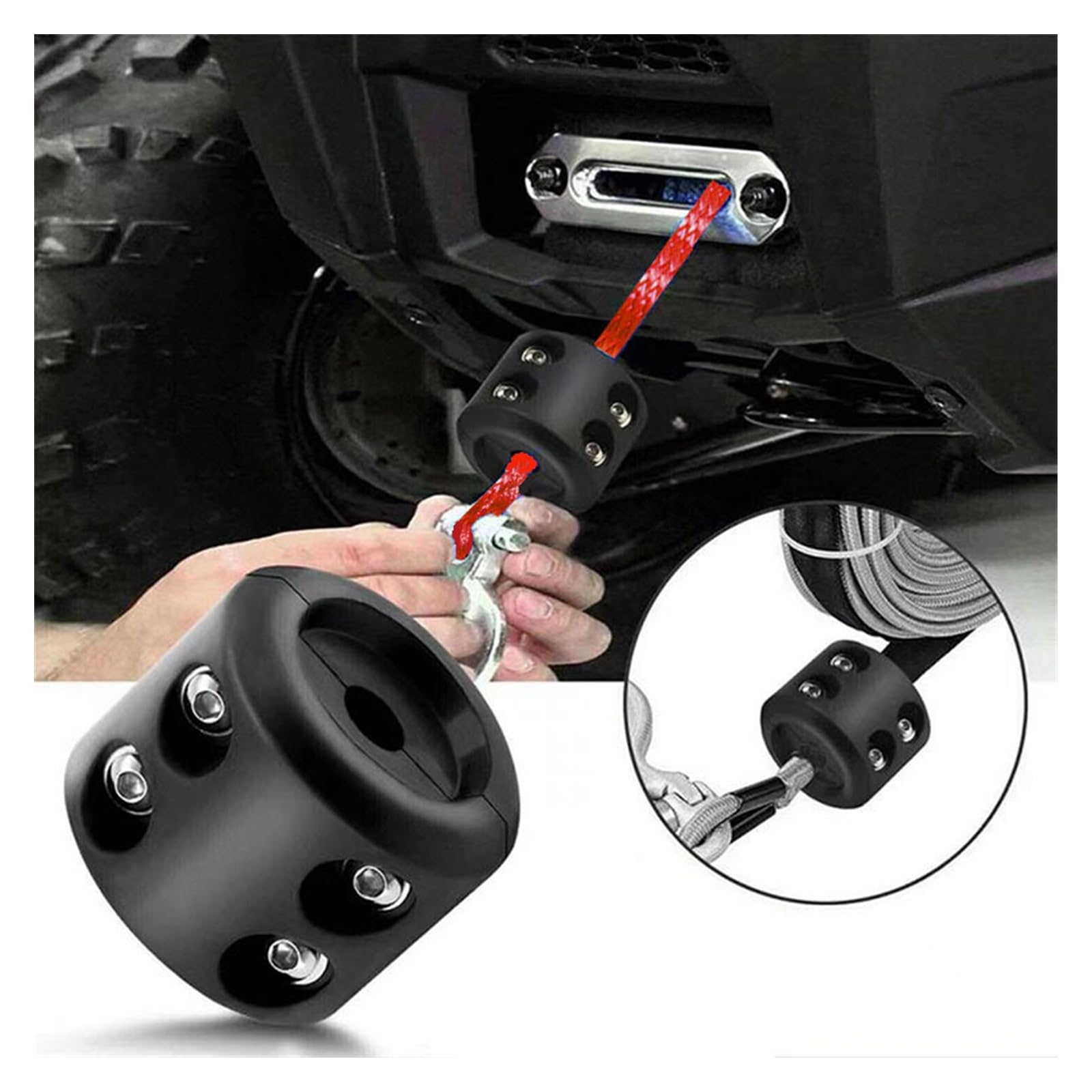 Telecomando ATV Camion Tbest Kit Telecomando Wireless Per Verricello - Ricevitore 12V/24V Universale Blu Ricevitore Verricello Con Anti-interferenza