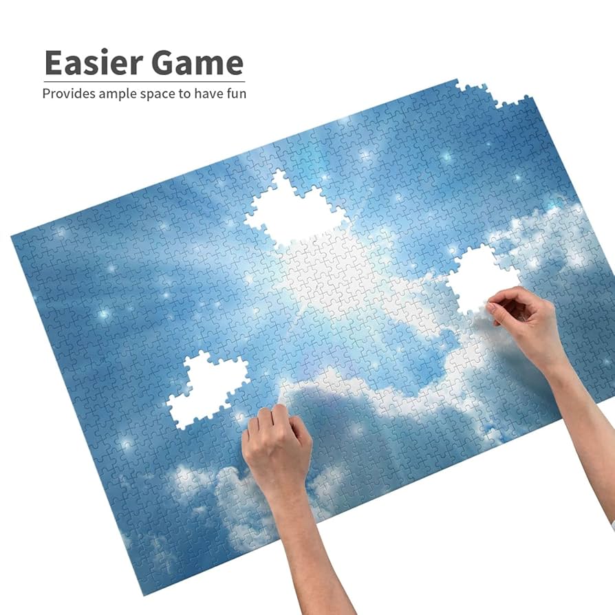 Amazon.co.jp: 1000ピース ジグソーパズル 青空 星柄 大人用