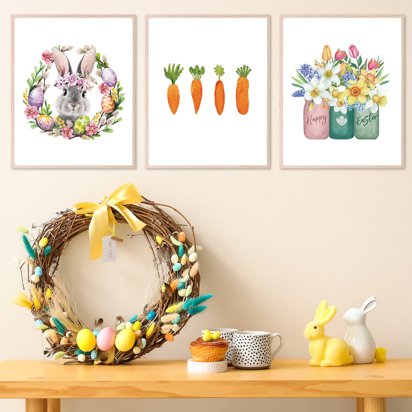 Amazon.com: Whaline 9Pcs Happy Easter Wall Art Prints Bunny Egg Carrot Rabbit Floral Printed Paper Art Posters Minimalism Decorative Wall Decor for Home Gallery Living Room Bedroom Decor, 8 x 10 Inch, amazon-com-whaline-9pcs-happy-easter-wall-art-prints-bunny-egg-carrot-rabbit-floral-printed-paper-art-posters-minimalism-decorative-wall-decor-for-home-gallery-living-room-bedroom-decor-8-x-10-inch