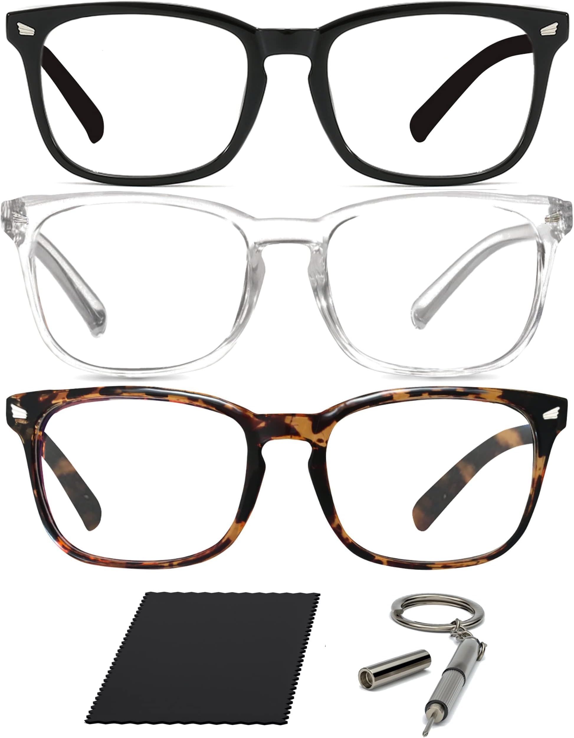 Premium Blue Light Filter Glasses, Screen Work Glasses - Reduces Headaches and Improves Sleep