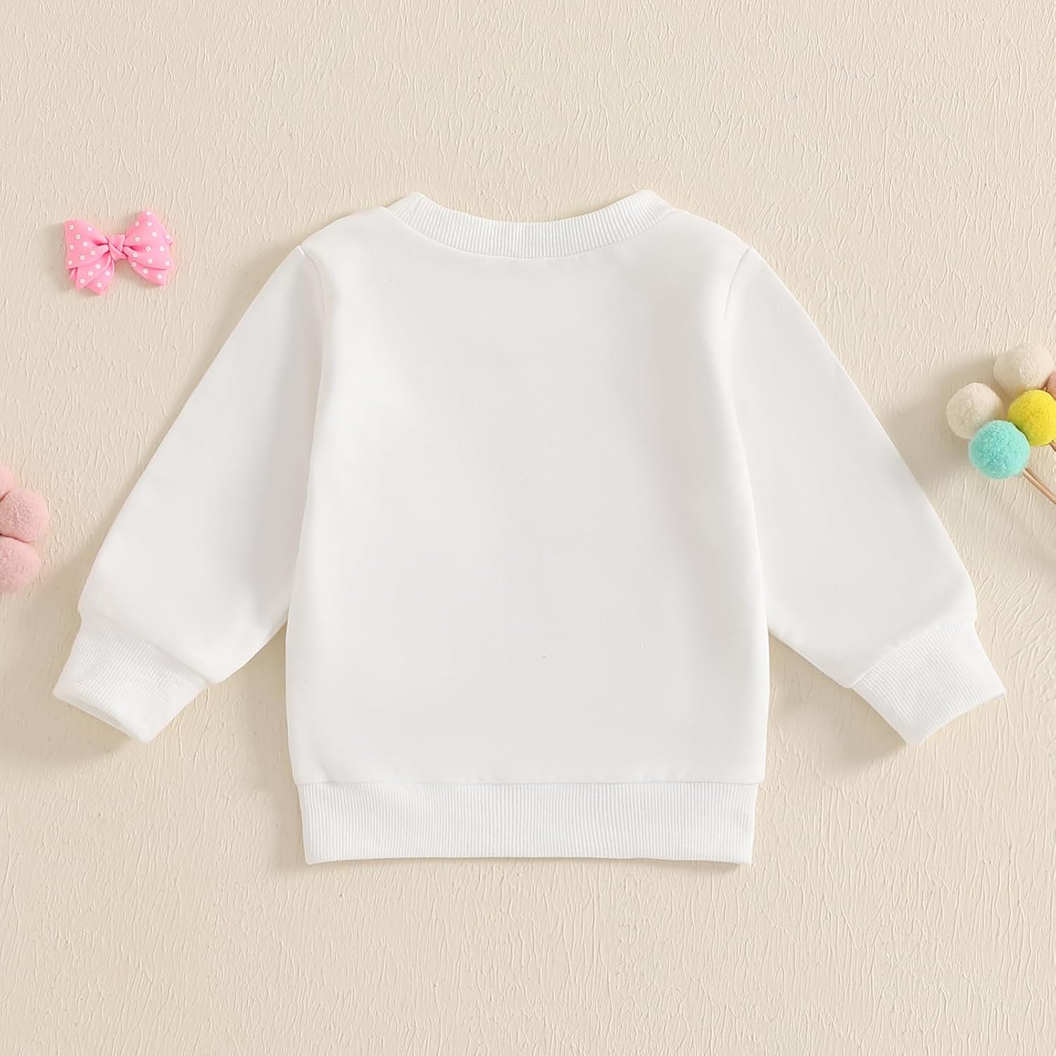 Toddler Baby Girl Sweatshirt I'm Literally Just A Girl Bow Embroidery Long Sleeve Pullover Cute Spring Fall Clothes