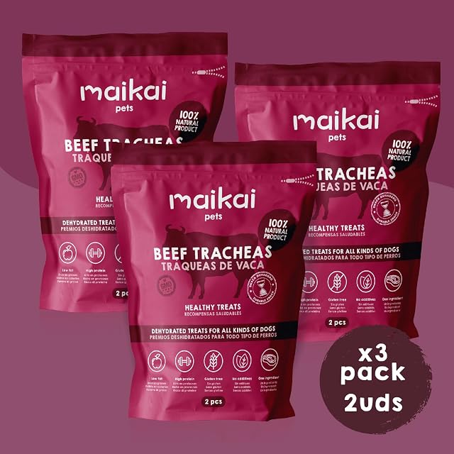 Foto 6 de 7 de Chuches Perros Gatos Snacks Premios Naturales Traquea Ternera AptaCachorros