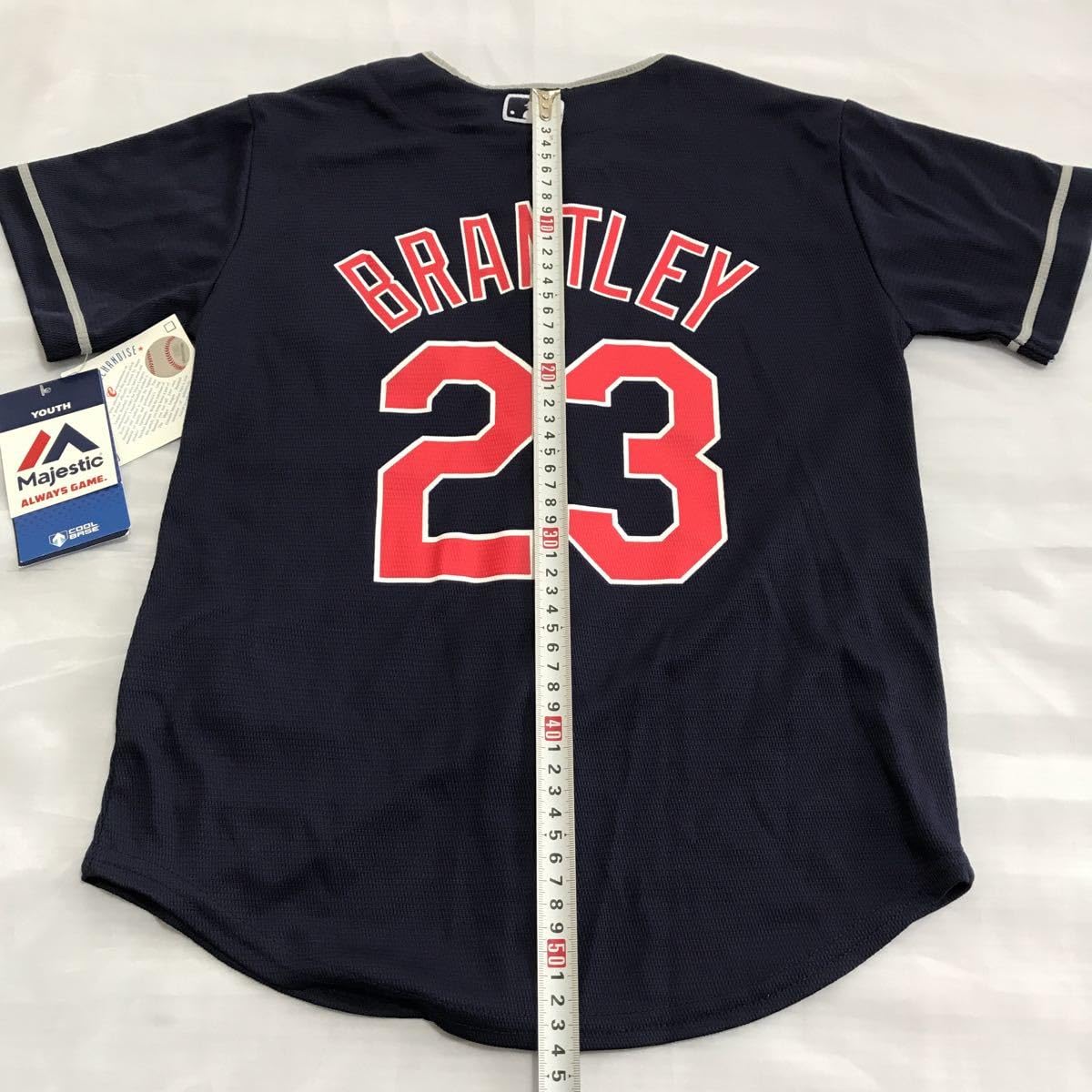 Amazon.co.jp: インディアンス BRANTLEY 23 ビジターレプリカ