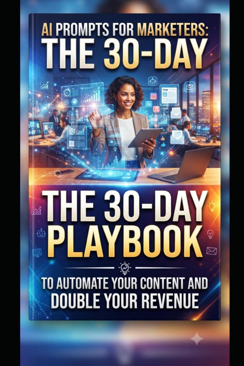 AI PROMPTS FOR MARKETERS: THE 30-DAY PLAYBOOK TO AUTOMATE YOUR CONTENT AND DOUBLE YOUR REVENUE