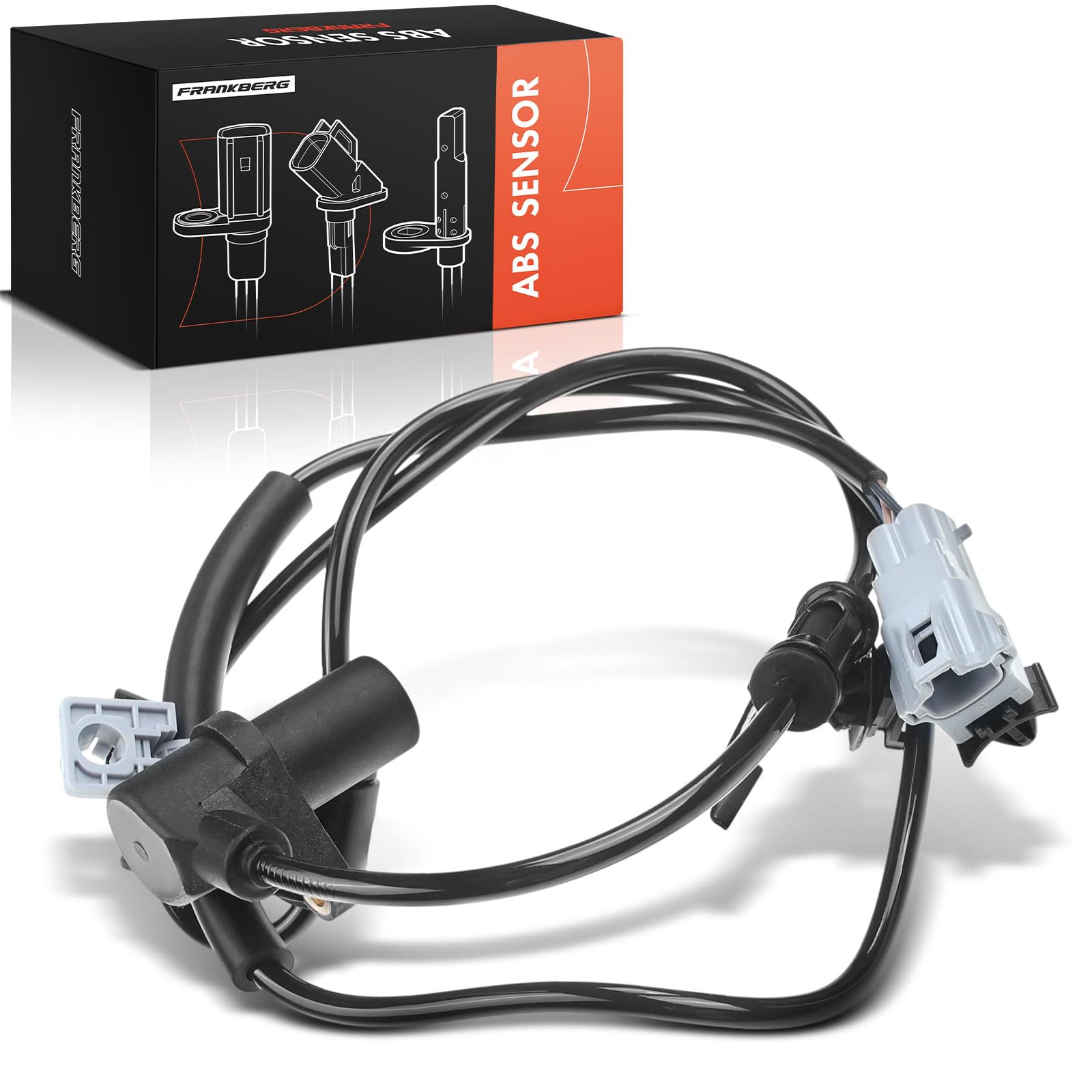 Frankberg Capteur ABS de vitesse de roue avant gauche 9567017000 | Compatible avec: Matrix FC