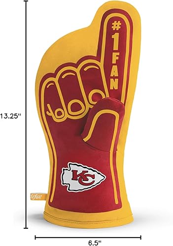 Miniatura 50 de YouTheFan NFL Número 1 - Manopla para horno