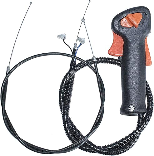 Interruptor de cable de mango de desbrozadora para Stihl FS85T KM85 KM85R FS85R FS85R FS85RX, interruptor de manija de cable de gatillo del