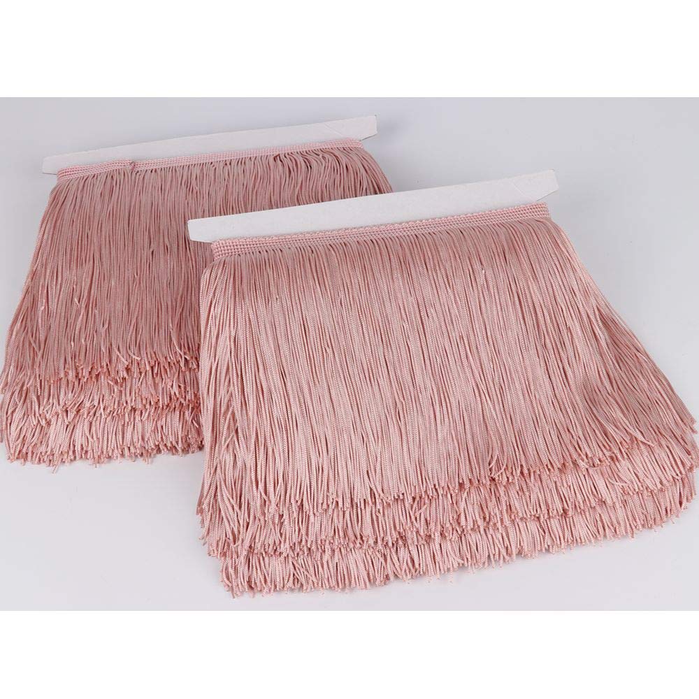 Fringe Trim Lace Polyerter Fibre Tassel 4 Inch(″) Wide 10 Yards Long For Clothes Accessories And Latin Wedding Dress And DIY Lamp Shade Decoration...
