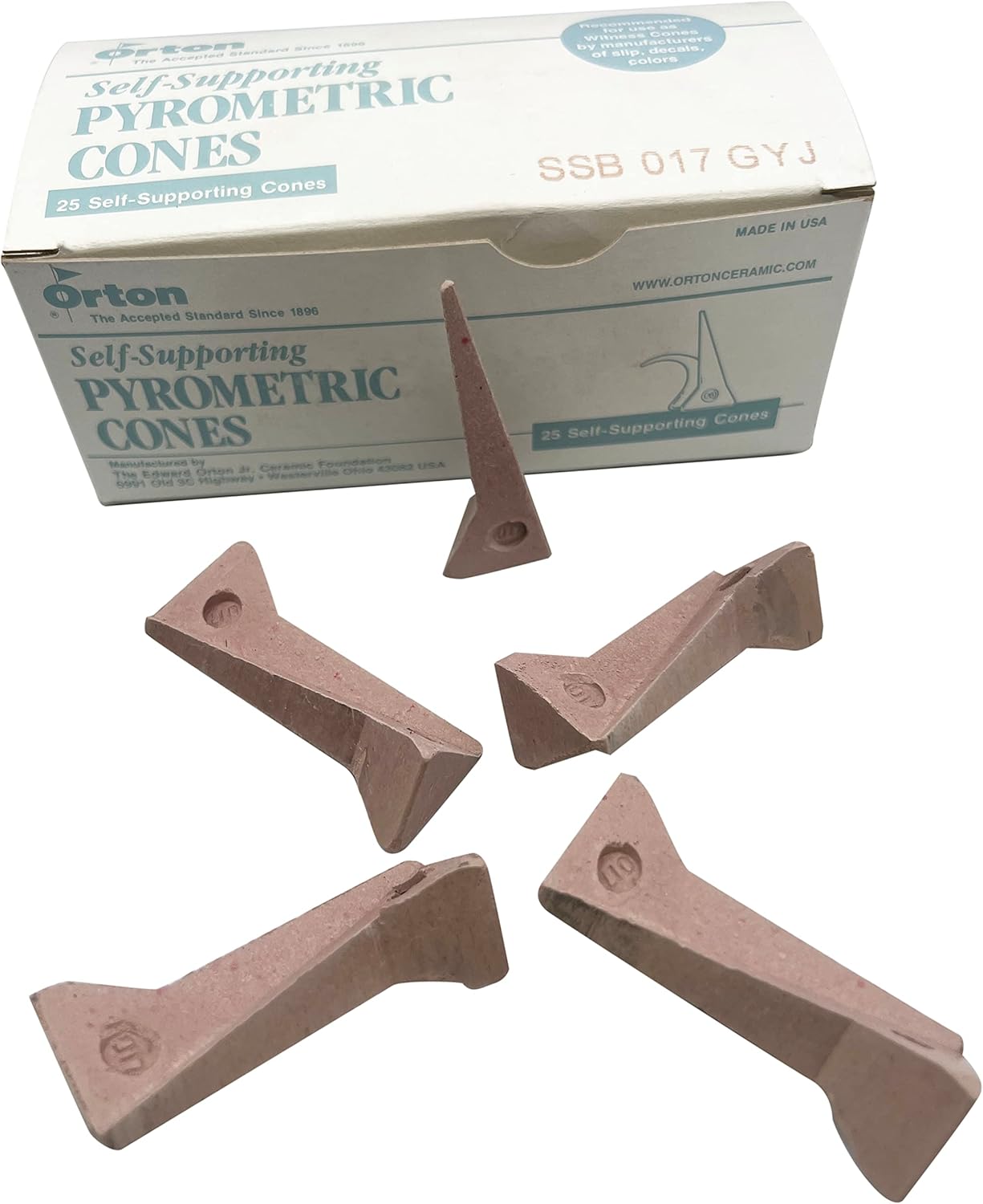 SelfSupporting Pyrometric Cones for Accurate Firings in