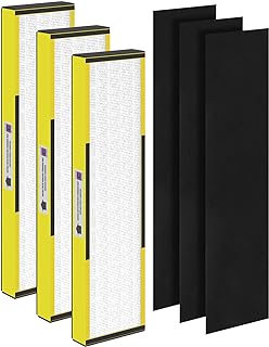 SAKEGDY FLT5000 Filter C Replacement Compatible with Air Puri-Fier Model AC5000 AC5000E AC5350B AC5250PT AC5300B AC5350W AC5350BCA AP2800CA CDAP5500B, 3 Pack