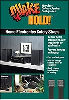 Vista 2 de QuakeHold! 4173 Home - Correa de seguridad electrónica, color negro, 11 pulgadas (paquete de 2)