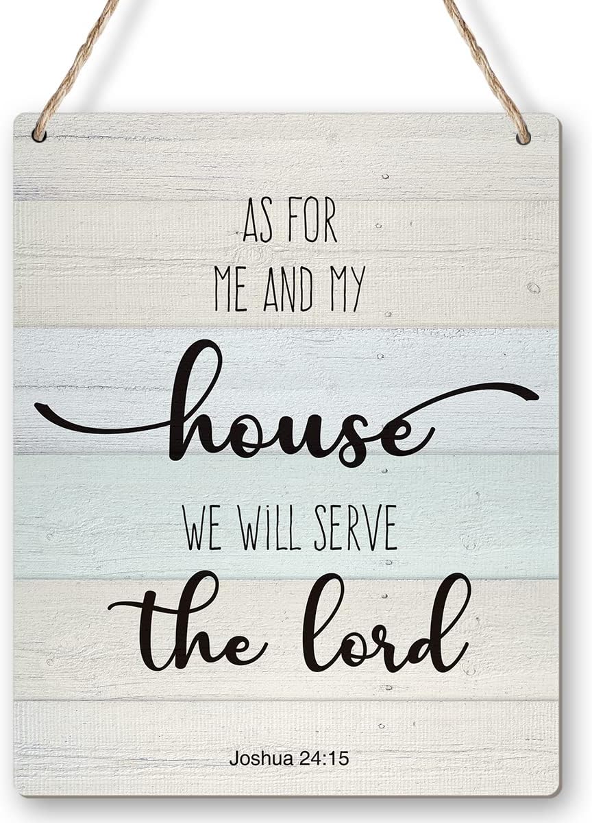 Bible Verse Art Wall Decor Joshua 2415 We Will Serve the